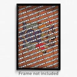 Englishtown New Jersey Poster (NJ City Souvenir 11x17 Town Print)