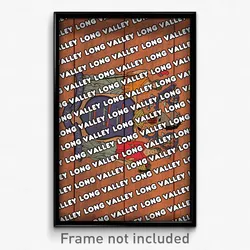 Long Valley New Jersey Poster (NJ City Souvenir 11x17 Town Print)