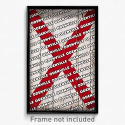 Odenville Alabama Poster (AL City Souvenir 11x17 Town Print)
