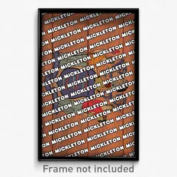 Mickleton New Jersey Poster (NJ City Souvenir 11x17 Town Print)