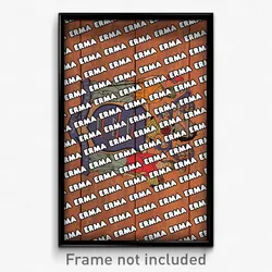 Erma New Jersey Poster (NJ City Souvenir 11x17 Town Print)