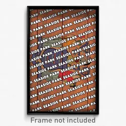 Seaside Park New Jersey Poster (NJ City Souvenir 11x17 Town Print)
