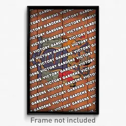 Victory Gardens New Jersey Poster (NJ City Souvenir 11x17 Town Print)