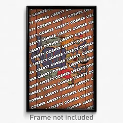 Liberty Corner New Jersey Poster (NJ City Souvenir 11x17 Town Print)