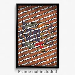 Navesink New Jersey Poster (NJ City Souvenir 11x17 Town Print)