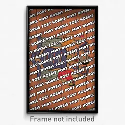 Port Norris New Jersey Poster (NJ City Souvenir 11x17 Town Print)