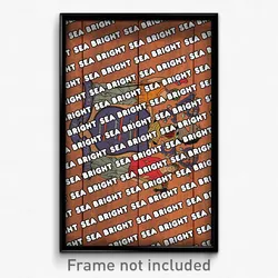 Sea Bright New Jersey Poster (NJ City Souvenir 11x17 Town Print)