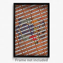 Glen Gardner New Jersey Poster (NJ City Souvenir 11x17 Town Print)
