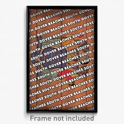 Dover Beaches South New Jersey Poster (NJ City Souvenir 11x17 Town Print)