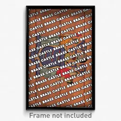 Brass Castle New Jersey Poster (NJ City Souvenir 11x17 Town Print)