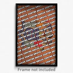 Centre Grove New Jersey Poster (NJ City Souvenir 11x17 Town Print)