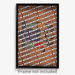 Bedminster New Jersey Poster (NJ City Souvenir 11x17 Town Print)