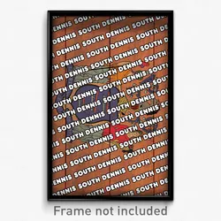 South Dennis New Jersey Poster (NJ City Souvenir 11x17 Town Print)