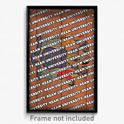 Kean University New Jersey Poster (NJ City Souvenir 11x17 Town Print)