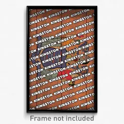 Kingston New Jersey Poster (NJ City Souvenir 11x17 Town Print)