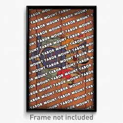 Mount Tabor New Jersey Poster (NJ City Souvenir 11x17 Town Print)