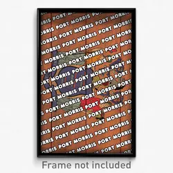Port Morris New Jersey Poster (NJ City Souvenir 11x17 Town Print)