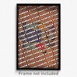 Stone Harbor New Jersey Poster (NJ City Souvenir 11x17 Town Print)