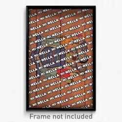 Hi-Nella New Jersey Poster (NJ City Souvenir 11x17 Town Print)