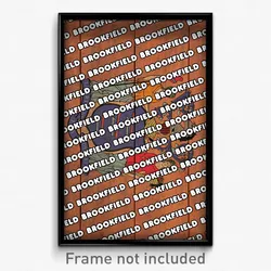Brookfield New Jersey Poster (NJ City Souvenir 11x17 Town Print)