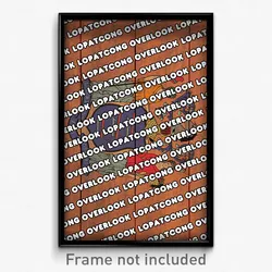 Lopatcong Overlook New Jersey Poster (NJ City Souvenir 11x17 Town Print)