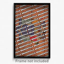 Branchville New Jersey Poster (NJ City Souvenir 11x17 Town Print)
