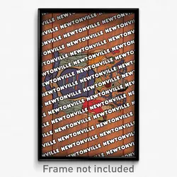 Newtonville New Jersey Poster (NJ City Souvenir 11x17 Town Print)