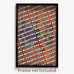 Mauricetown New Jersey Poster (NJ City Souvenir 11x17 Town Print)