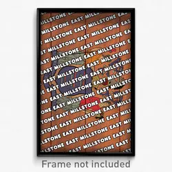 East Millstone New Jersey Poster (NJ City Souvenir 11x17 Town Print)
