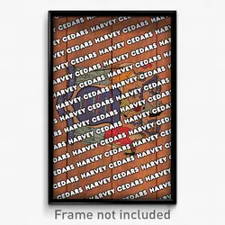 Harvey Cedars New Jersey Poster (NJ City Souvenir 11x17 Town Print)