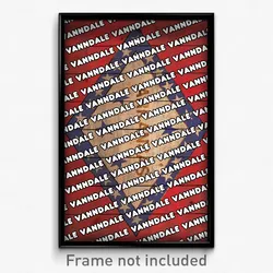 Vanndale Arkansas Poster (AR City Souvenir 11x17 Town Print)