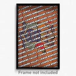 Lower Berkshire Valley New Jersey Poster (NJ City Souvenir 11x17 Town Print)