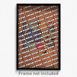 Cream Ridge New Jersey Poster (NJ City Souvenir 11x17 Town Print)