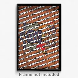 Johnsonburg New Jersey Poster (NJ City Souvenir 11x17 Town Print)