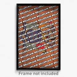 Belleplain New Jersey Poster (NJ City Souvenir 11x17 Town Print)