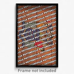 Pottersville New Jersey Poster (NJ City Souvenir 11x17 Town Print)