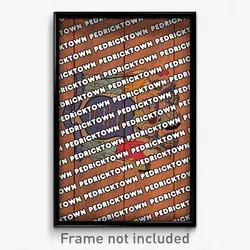 Pedricktown New Jersey Poster (NJ City Souvenir 11x17 Town Print)