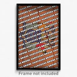 Hancocks Bridge New Jersey Poster (NJ City Souvenir 11x17 Town Print)