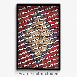 Kingsland Arkansas Poster (AR City Souvenir 11x17 Town Print)
