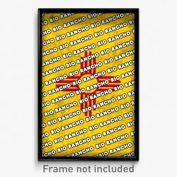 Rio Rancho New Mexico Poster (NM City Souvenir 11x17 Town Print)