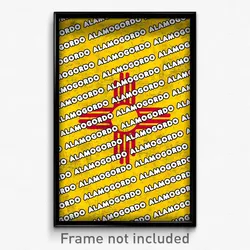 Alamogordo New Mexico Poster (NM City Souvenir 11x17 Town Print)