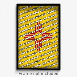 Los Alamos New Mexico Poster (NM City Souvenir 11x17 Town Print)