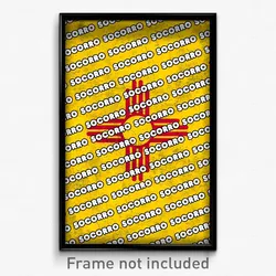 Socorro New Mexico Poster (NM City Souvenir 11x17 Town Print)