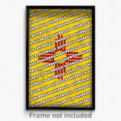 Shiprock New Mexico Poster (NM City Souvenir 11x17 Town Print)