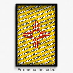 Santa Teresa New Mexico Poster (NM City Souvenir 11x17 Town Print)