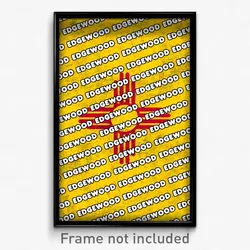 Edgewood New Mexico Poster (NM City Souvenir 11x17 Town Print)