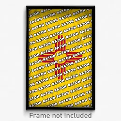 Raton New Mexico Poster (NM City Souvenir 11x17 Town Print)