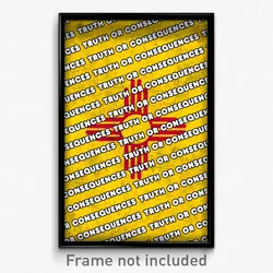 Truth or Consequences New Mexico Poster (NM City Souvenir 11x17 Town Print)