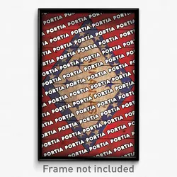Portia Arkansas Poster (AR City Souvenir 11x17 Town Print)