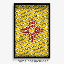 North Hobbs New Mexico Poster (NM City Souvenir 11x17 Town Print)